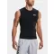 Pánske kompresné tielko UNDER ARMOUR HG ARMOUR COMP SL 1361522-001 ČIERNA
