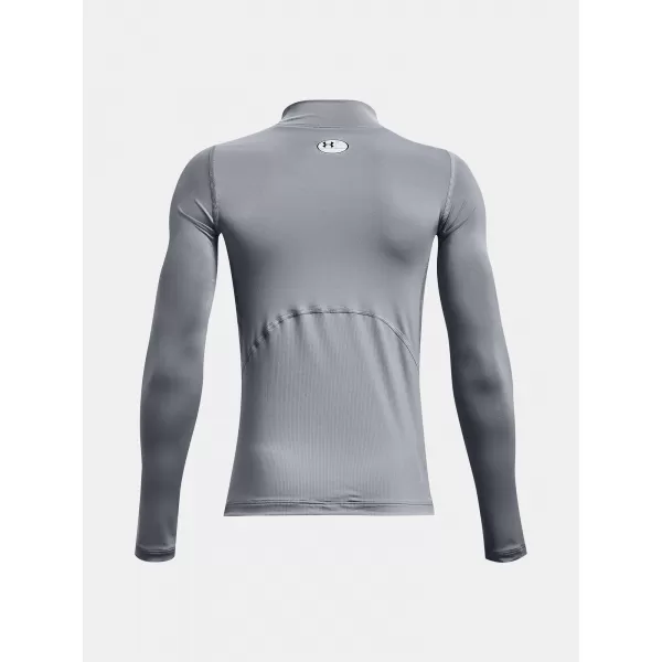  Chlapčenské tričko UNDER ARMOUR UA HG ARMOUR MOCK LS 1369477-035 SIVÁ 