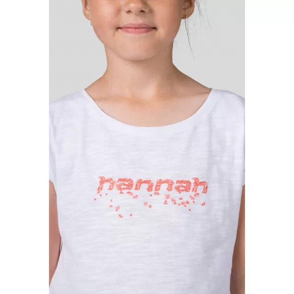  Detské tričko HANNAH KAIA JR WHITE/PINK 
