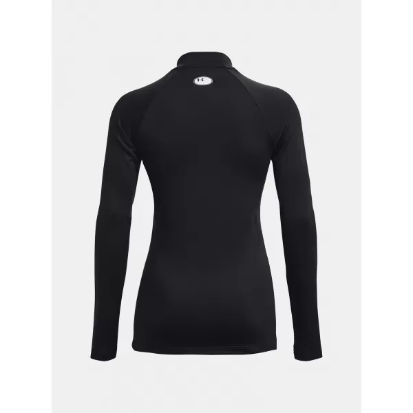  Dámske tričko UNDER ARMOUR UA CG AUTHENTICS MOCKNECK 1368702-001 ČIERNA 