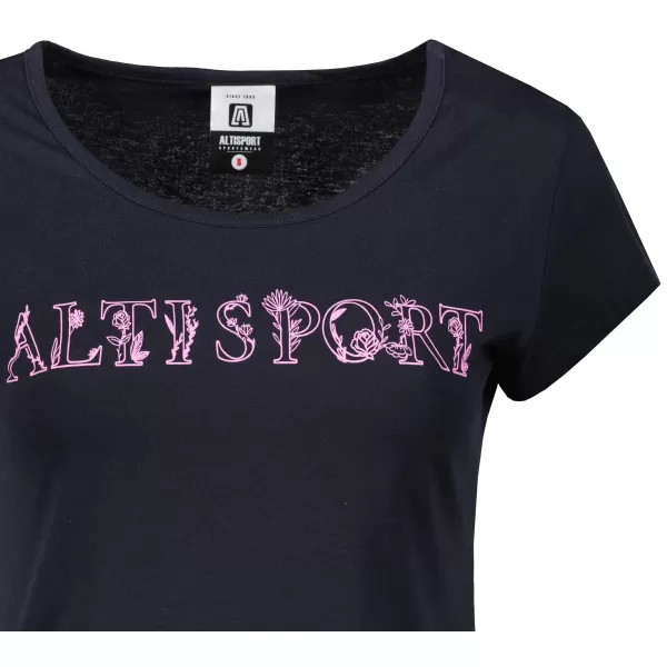  Dámske tričko ALTISPORT ALW170122 NÁMORNÁ MODRÁ 