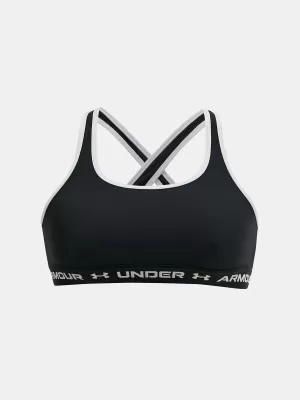 Dievčenská podprsenka UNDER ARMOUR G CROSSBACK MID SOLID 1369971-001 ČIERNA