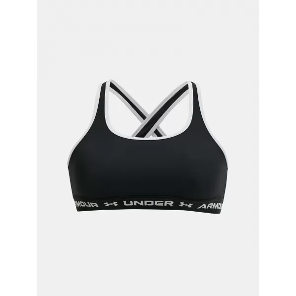  Dievčenská podprsenka UNDER ARMOUR G CROSSBACK MID SOLID 1369971-001 ČIERNA 