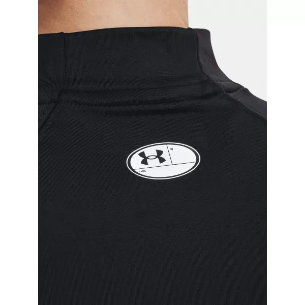  Dámske tričko UNDER ARMOUR UA CG AUTHENTICS MOCKNECK 1368702-001 ČIERNA 