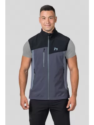 Pánska vesta HANNAH CARSTEN VEST ANTHRACITE/STORMY WEATHER