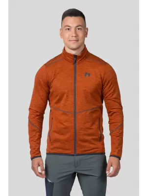 Pánska mikina HANNAH DAMAR BURNT ORANGE MEL