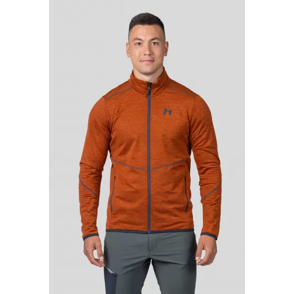  Pánska mikina HANNAH DAMAR BURNT ORANGE MEL 