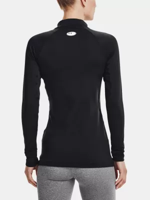 Dámske tričko UNDER ARMOUR UA CG AUTHENTICS MOCKNECK 1368702-001 ČIERNA