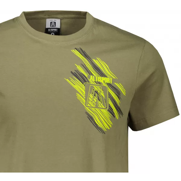  Pánské triko ALTISPORT CARRYOVER ALM173129 KHAKI 