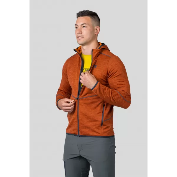  Pánska mikina HANNAH DAMAR HOODY BURNT ORANGE MEL 