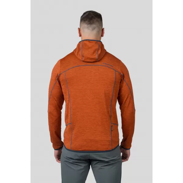 Pánska mikina HANNAH DAMAR HOODY BURNT ORANGE MEL 