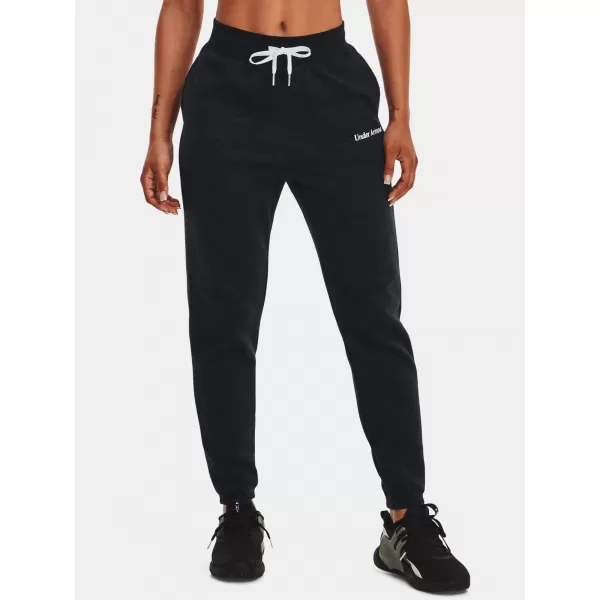  Dámske športové nohavice UNDER ARMOUR ESSENTIAL SCRIPT PANT 1374105-001 ČIERNA 