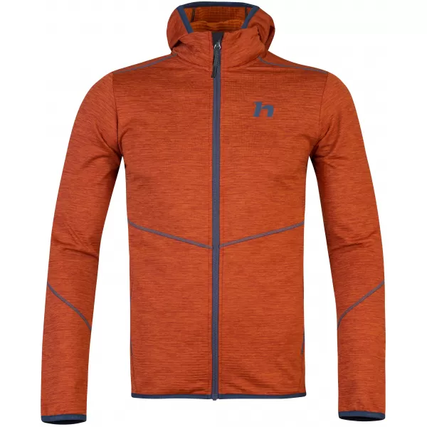  Pánska mikina HANNAH DAMAR HOODY BURNT ORANGE MEL 