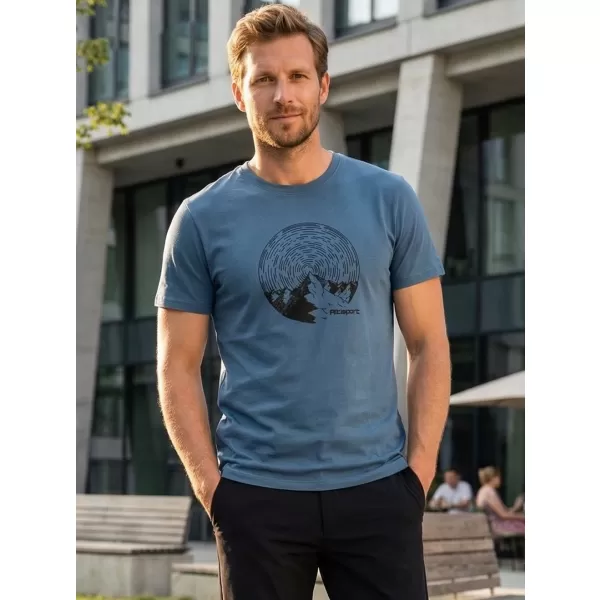  Pánske tričko ALTISPORT CARRYOVER ALM172129 DENIM 