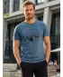 Pánske tričko ALTISPORT CARRYOVER ALM172129 DENIM