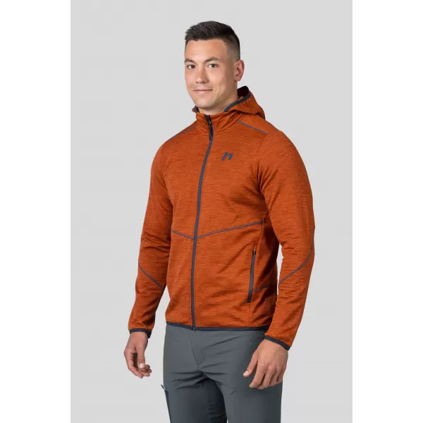  Pánska mikina HANNAH DAMAR HOODY BURNT ORANGE MEL 