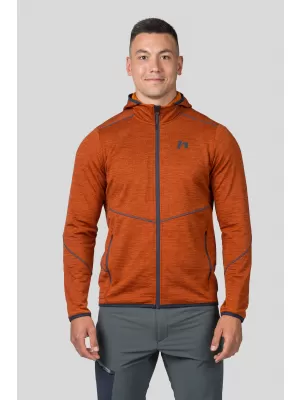 Pánska mikina HANNAH DAMAR HOODY BURNT ORANGE MEL