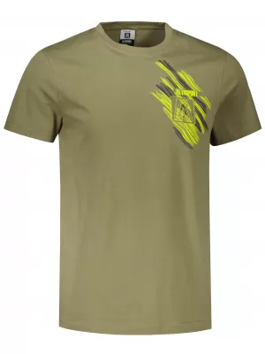 Pánské triko ALTISPORT CARRYOVER ALM173129 KHAKI