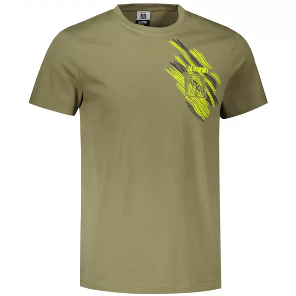  Pánské triko ALTISPORT CARRYOVER ALM173129 KHAKI 