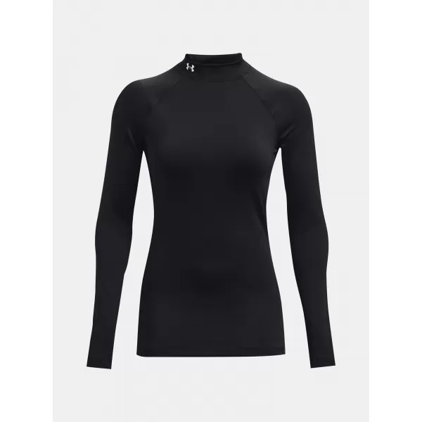  Dámske tričko UNDER ARMOUR UA CG AUTHENTICS MOCKNECK 1368702-001 ČIERNA 