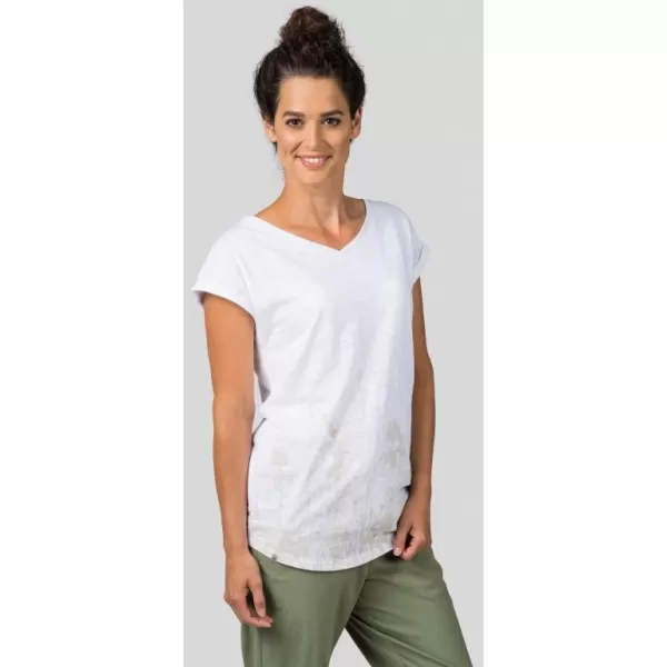  Dámske tričko HANNAH MARME WHITE/GRAY 