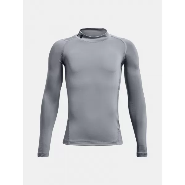  Chlapčenské tričko UNDER ARMOUR UA HG ARMOUR MOCK LS 1369477-035 SIVÁ 