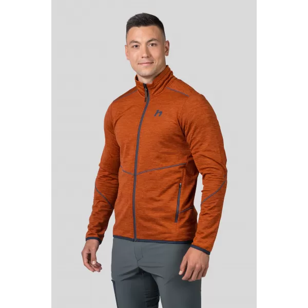  Pánska mikina HANNAH DAMAR BURNT ORANGE MEL 