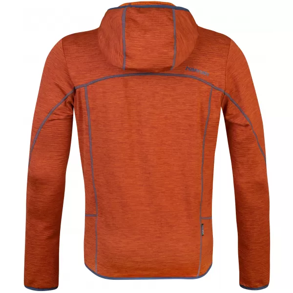  Pánska mikina HANNAH DAMAR HOODY BURNT ORANGE MEL 