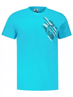 Pánské triko ALTISPORT CARRYOVER ALM173129 TYRKYSOVÁ