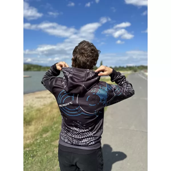  Pánska mikina premium ALTISPORT SWE/ALM06S07 GRAFITOVÁ 