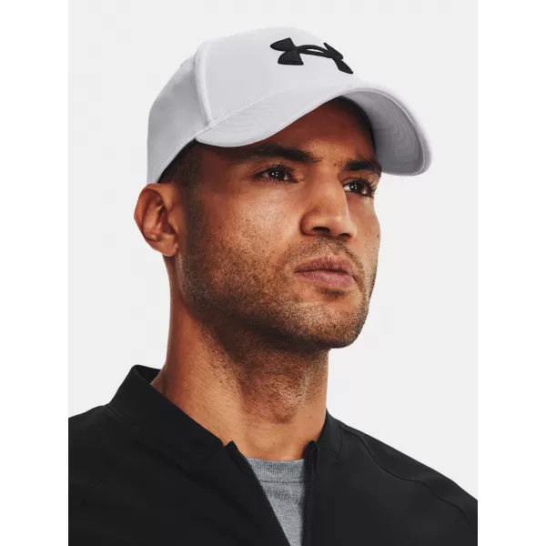  Pánska čiapka UNDER ARMOUR MENs UA BLITZING 1376700-100 BIELA 