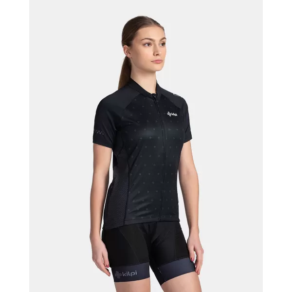  Dámsky cyklistický dres KILPI MOATE-W TL0354KI ČIERNA 