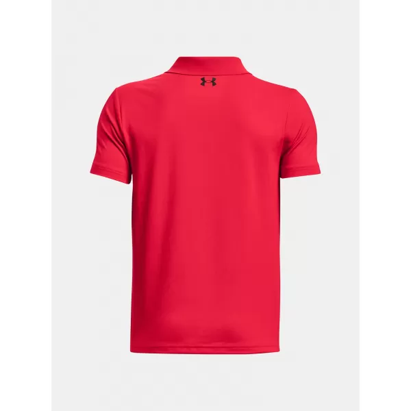  Chlapčenské tričko UNDER ARMOUR UA PERFORMANCE POLO 1377346-600 ČERVENÁ 
