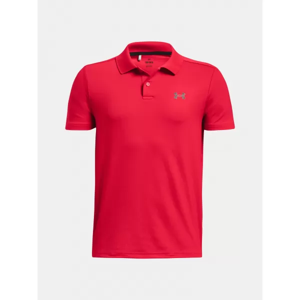  Chlapčenské tričko UNDER ARMOUR UA PERFORMANCE POLO 1377346-600 ČERVENÁ 