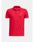 Chlapčenské tričko UNDER ARMOUR UA PERFORMANCE POLO 1377346-600 ČERVENÁ
