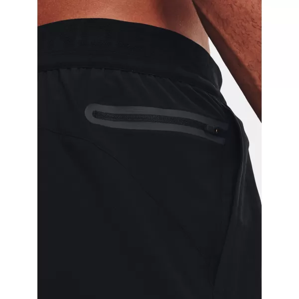  Pánske šortky UNDER ARMOUR UA PEAK WOVEN SHORTS 1376782-001 ČIERNA 