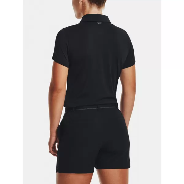 Dámske tričko UNDER ARMOUR UA PLAYOFF SS POLO 1377335-001 ČIERNA 