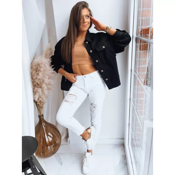  Dámska jarná bundička DSTREET SILLY LILLY TY3606 ČIERNA 