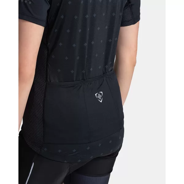  Dámsky cyklistický dres KILPI MOATE-W TL0354KI ČIERNA 
