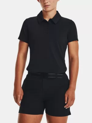 Dámske tričko UNDER ARMOUR UA PLAYOFF SS POLO 1377335-001 ČIERNA