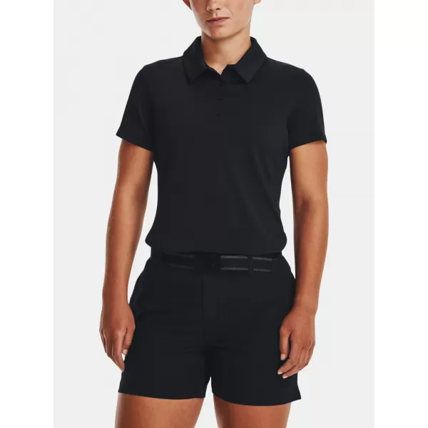 Dámske tričko UNDER ARMOUR UA PLAYOFF SS POLO 1377335-001 ČIERNA 