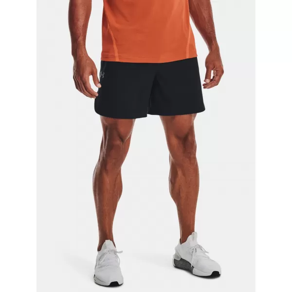  Pánske šortky UNDER ARMOUR UA PEAK WOVEN SHORTS 1376782-001 ČIERNA 