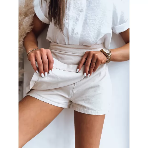  Dámske šortky DSTREET dager SY0277 béžová 