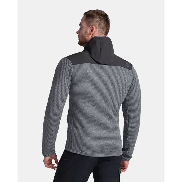  Pánska fleece mikina KILPI TANALI-M TM0202KI TMAVO šedá 