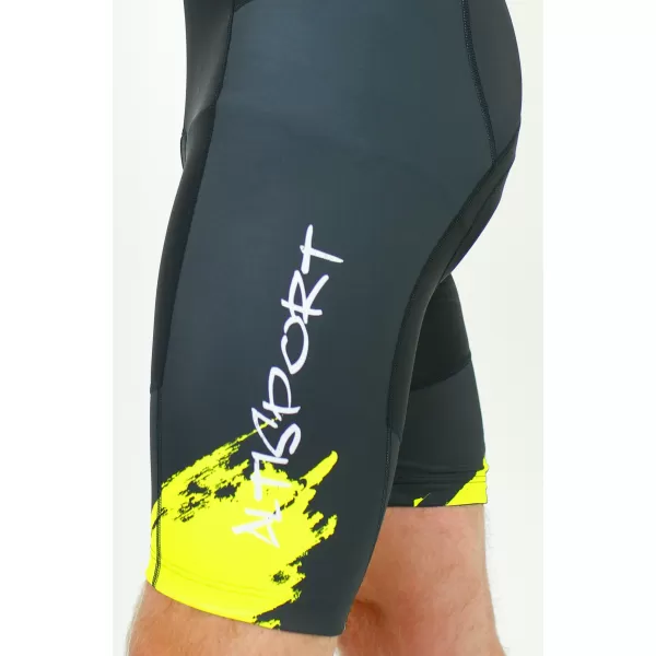  Pánske cyklošortky premium ALTISPORT SWE/ALM01S13 NEON YELLOW 
