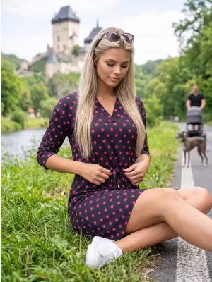 Dámske šaty ALTISPORT BRIDGET ČIERNA