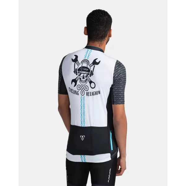  Pánsky cyklo dres KILPI RIVAL-M TM0355KI biela 