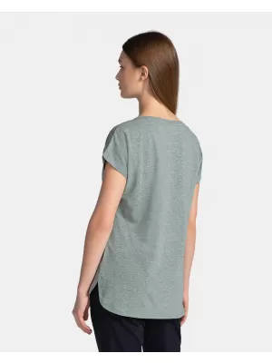 Dámske tričko KILPI NELLIM-W TL0363KI TMAVO zelená