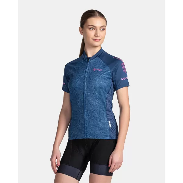  Dámsky cyklo dres KILPI MOATE-W TL0354KI TMAVO modrá 