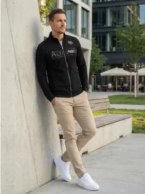 Pánska mikina ALTISPORT BLAKE ČIERNA